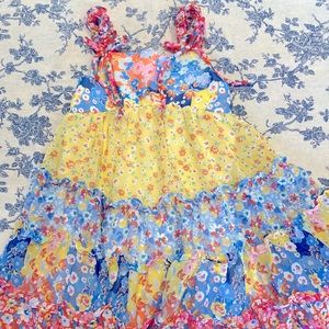 3T summer patch work dress